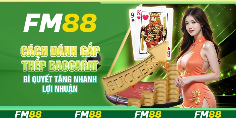 Cách đánh gấp thếp Baccarat – Bí quyết tăng nhanh lợi nhuận