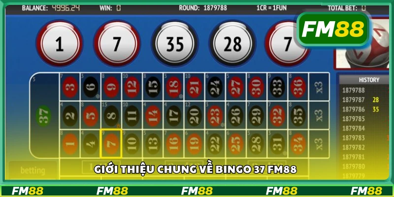 Tổng quan về trò chơi Bingo 37 tại FM88