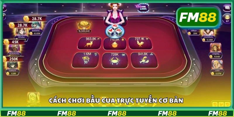 Hướng dẫn chơi bầu cua online cho người bắt đầu