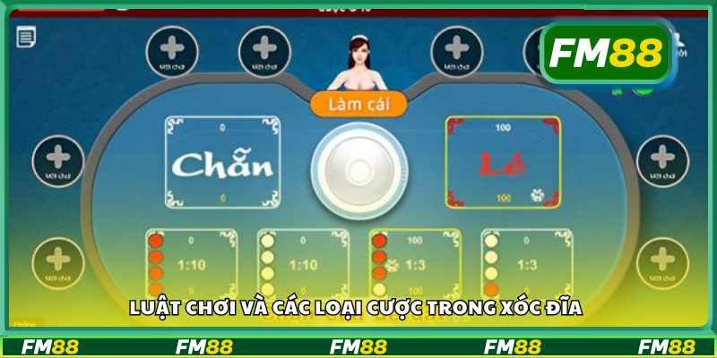 Khám phá luật chơi và các loại cược trong xóc đĩa