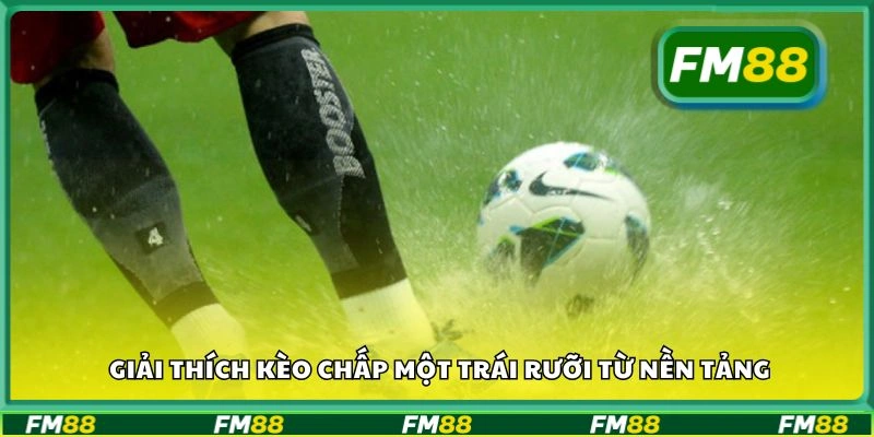Giải thích kèo chấp một trái rưỡi từ nền tảng