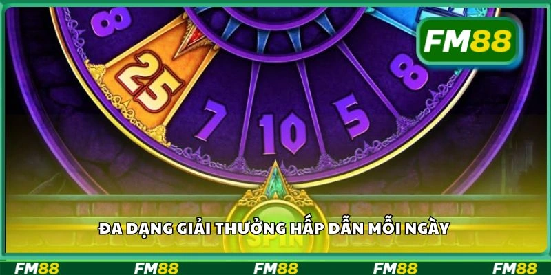 Đa dạng giải thưởng hấp dẫn mỗi ngày