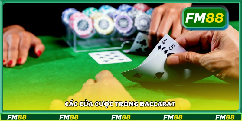 Khám phá các cửa cược trong Baccarat
