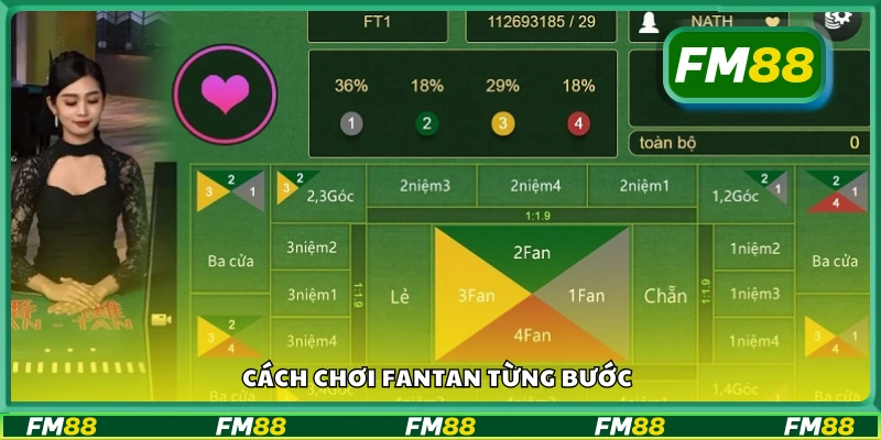 Chi tiết cách chơi Fantan từng bước