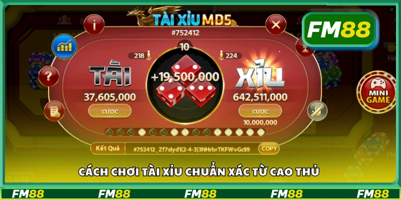 Cách chơi tài xỉu chuẩn xác từ người chơi lâu năm