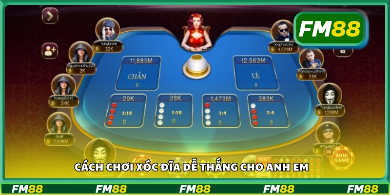 Cách chơi xóc đĩa dễ thắng cho tân binh